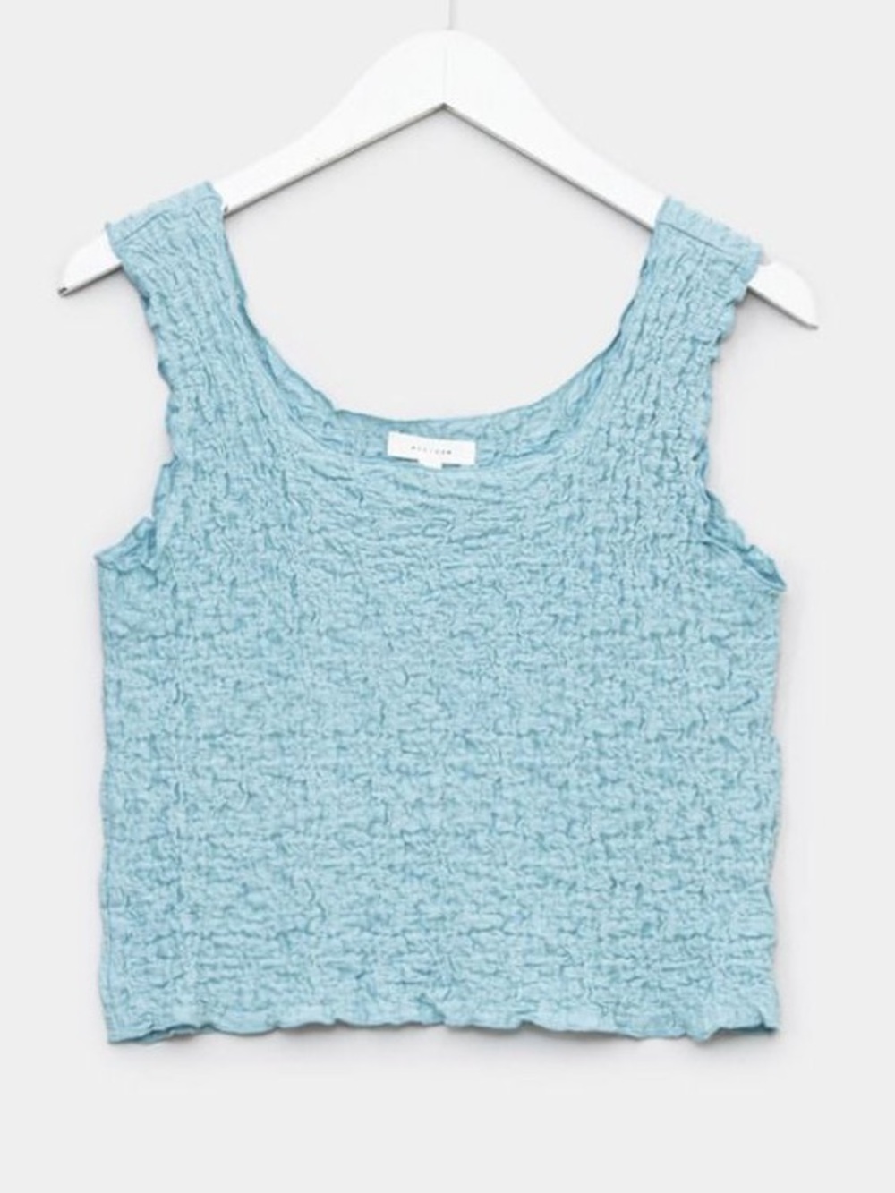 All:Row The Nox Crinkle Top Blue Women’s Large